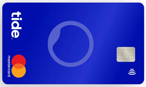 Tide business account debit card